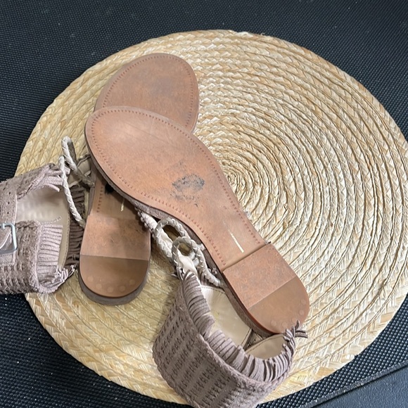 Dolce Vita Boho Suede Ankle Gladiator Sandals Size 7.5 - Picture 11 of 12